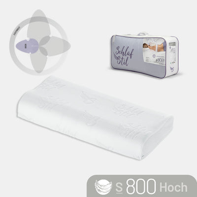 Talalay Latex Nackenstützkissen „S800LS", Talalay Natur Latex soft